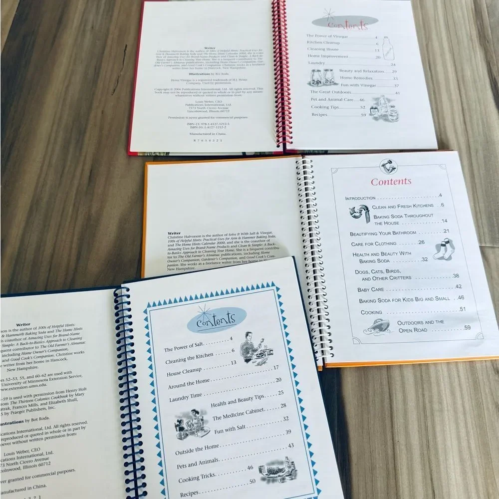 Home Helpful Hints 3-pc Spiral Books Set